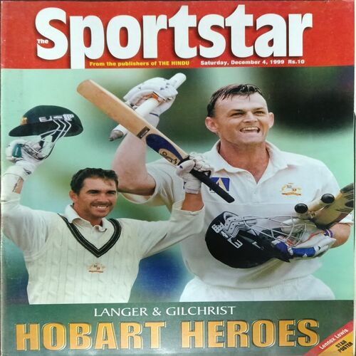 Sportstar (December 4, 1999) with poster. Sportstar (December 4, 1999) with poster.