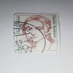 USED - DEUTSCHE BUNDESPOST 80 POSTAGE STAMP USED - DEUTSCHE BUNDESPOST 80 POSTAGE STAMP