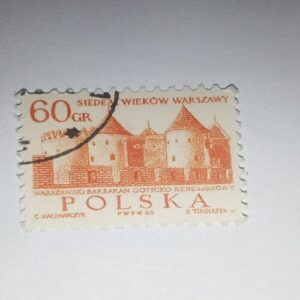 USED - POLSKA 60GR POSTAGE STAMP USED - POLSKA 60GR POSTAGE STAMP