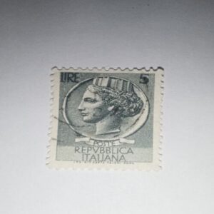 MNH - REPVBBLICA ITALIANA 5LIRE POSTAGE STAMP MNH - REPVBBLICA ITALIANA 5LIRE POSTAGE STAMP