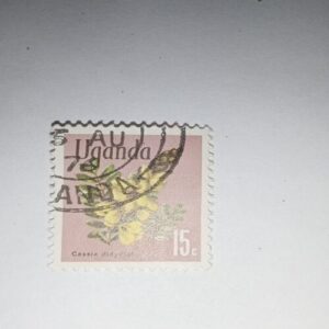 USED - UGANDA 15C POSTAGE STAMP USED - UGANDA 15C POSTAGE STAMP