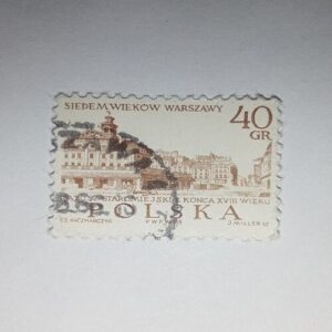 USED - POLSKA 40GR POSTAGE STAMP USED - POLSKA 40GR POSTAGE STAMP