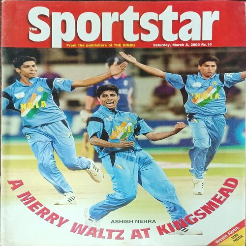 Sportstar (March 8, 2003) with poster.