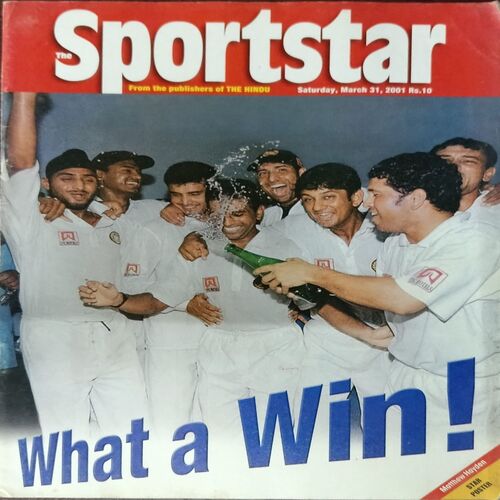 Sportstar (March 31, 2001) with poster.