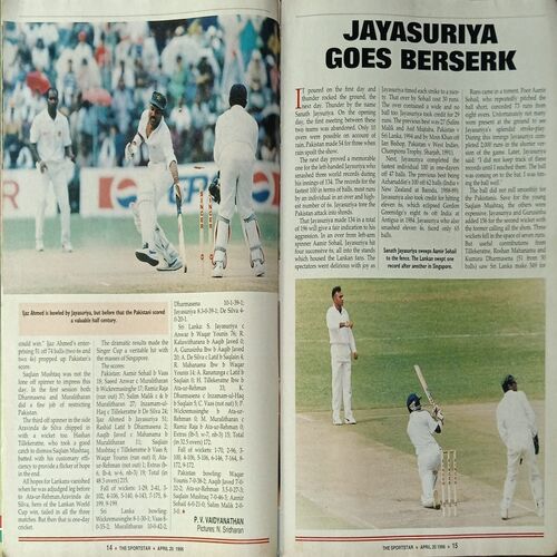 Sportstar (April 20, 1996) with poster.