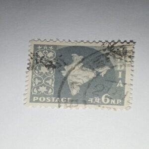 USED - INDIA 6N.P. POSTAGE STAMP USED - INDIA 6N.P. POSTAGE STAMP