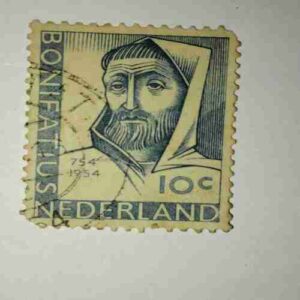 BONIFATIUS NEDERLAND 10C POSTAGE STAMP BONIFATIUS NEDERLAND 10C POSTAGE STAMP