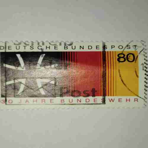 DEUTSCHE BUNDESPOST 80 POSTAGE STAMP DEUTSCHE BUNDESPOST 80 POSTAGE STAMP