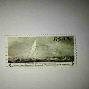 RAS 5C POSTAGE , WILLEM VAN DE VELDE 1633-1707 STAMP RAS 5C POSTAGE , WILLEM VAN DE VELDE 1633-1707 STAMP