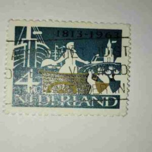 NEDERLAND 4CC POSTAGE STAMP 1813 - 1963 NEDERLAND 4CC POSTAGE STAMP 1813 - 1963