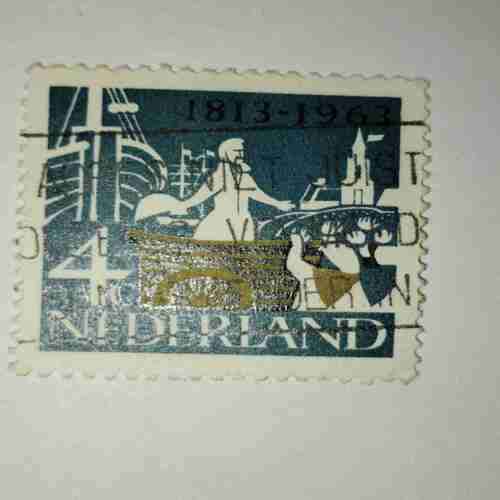 NEDERLAND 4CC POSTAGE STAMP 1813 - 1963 NEDERLAND 4CC POSTAGE STAMP 1813 - 1963