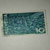 HELVETIA 10P POSTAGE STAMP HELVETIA 10P POSTAGE STAMP