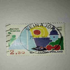 SUOMI FINLAND 2,30 POSTAGE STAMP 1443 - 1993 SUOMI FINLAND 2,30 POSTAGE STAMP 1443 - 1993