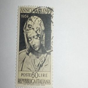 USED - REPVBBLICA ITALIANA 60LIRE POSTAGE STAMP 1954 USED - REPVBBLICA ITALIANA 60LIRE POSTAGE STAMP 1954