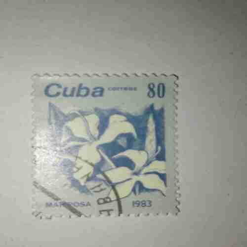 CUBA 80 CORREOS POSTAGE STAMP 1983 CUBA 80 CORREOS POSTAGE STAMP 1983