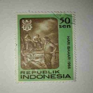 REPUBLIK INDONESIA 50SEN POSTAGE STAMP REPUBLIK INDONESIA 50SEN POSTAGE STAMP