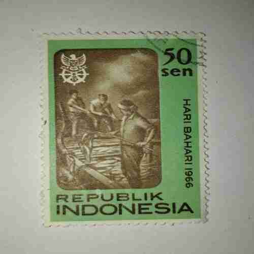 REPUBLIK INDONESIA 50SEN POSTAGE STAMP REPUBLIK INDONESIA 50SEN POSTAGE STAMP