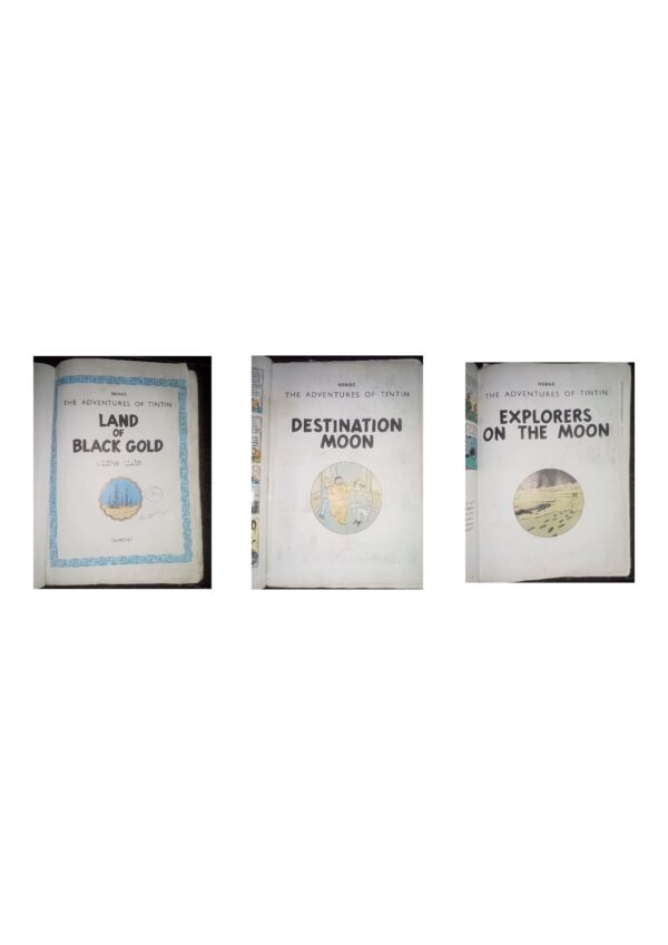 Tintin Binding 3 in 1 ( Land Of Black Gold , Destination Moon , Explorers On The Moon ) Tintin Binding 3 in 1 ( Land Of Black Gold , Destination Moon , Explorers On The Moon )
