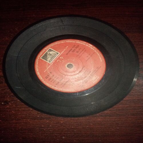 VINYL RECORDS (small) Hindi film : JURMANA 45 RPM , 1978