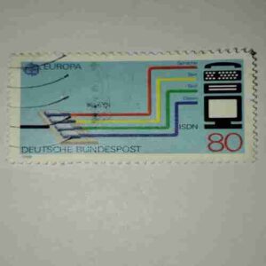 DEUTSCHE BUNDESPOST 80 POSTAGE STAMP DEUTSCHE BUNDESPOST 80 POSTAGE STAMP