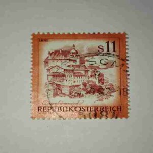 REPUBLIK'O' STERREICH 11S POSTAGE STAMP REPUBLIK'O' STERREICH 11S POSTAGE STAMP