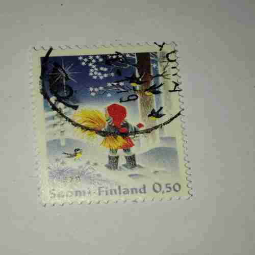 SUOMI . FINLAND 0,50 POSTAGE STAMP 1978 SUOMI . FINLAND 0,50 POSTAGE STAMP 1978