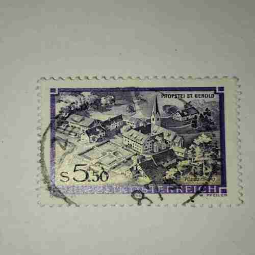 REPUBLIK'O' STERREICH 5.50S POSTAGE STAMP 1998 REPUBLIK'O' STERREICH 5.50S POSTAGE STAMP 1998