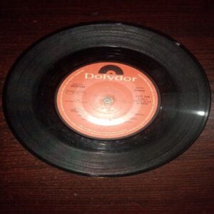 VINYL RECORDS (small) Hindi film : DOSTANA , 45 R.P.M , 1980 VINYL RECORDS (small) Hindi film : DOSTANA , 45 R.P.M , 1980