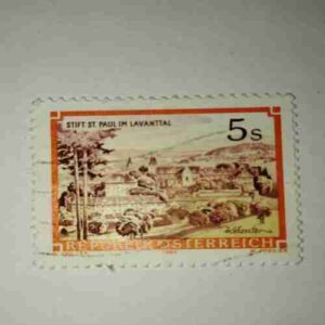REPUBLIK'O' STERREICH 5S POSTAGE STAMP 1984 REPUBLIK'O' STERREICH 5S POSTAGE STAMP 1984