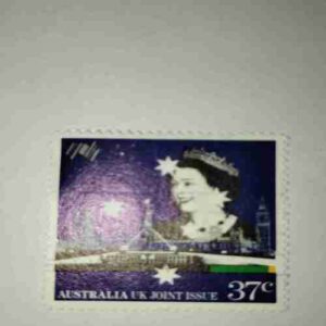 AUSTRALIA UK JOINT ISSUE 37C POSTAGE STAMP AUSTRALIA UK JOINT ISSUE 37C POSTAGE STAMP