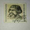 DEUTSCHE BUNDESPOST 25 POSTAGE STAMP