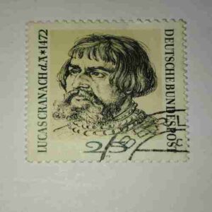 DEUTSCHE BUNDESPOST 25 POSTAGE STAMP DEUTSCHE BUNDESPOST 25 POSTAGE STAMP