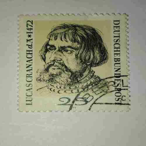 DEUTSCHE BUNDESPOST 25 POSTAGE STAMP
