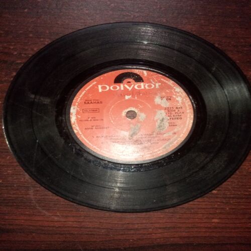 Document 7_45 VINYL RECORDS (small) Hindi film : SAAHAS , 45 R.P.M