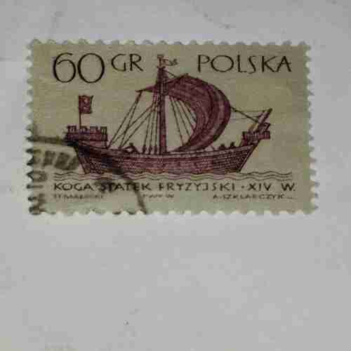 POLSKA POSTAGE STAMP 60GR