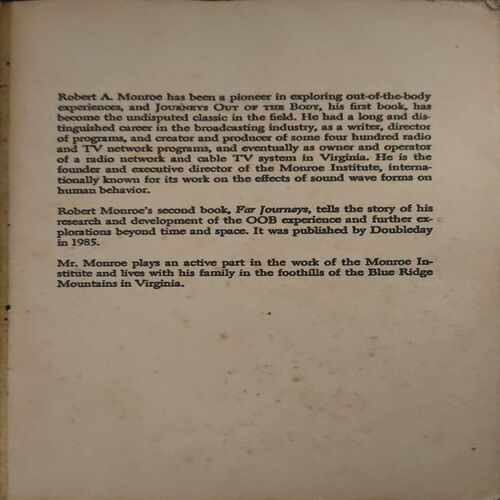 Document_17 Journey out of the body ( By = ROBERYT A. Monroe ) ( No. of pages = 277 )