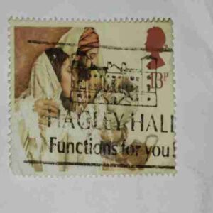 BRITISH DEFINITIVE POSTAGE STAMP 13P BRITISH DEFINITIVE POSTAGE STAMP 13P