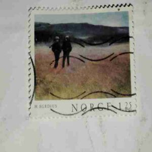 NORGE 1.25 POSTAGE STAMP NORGE 1.25 POSTAGE STAMP