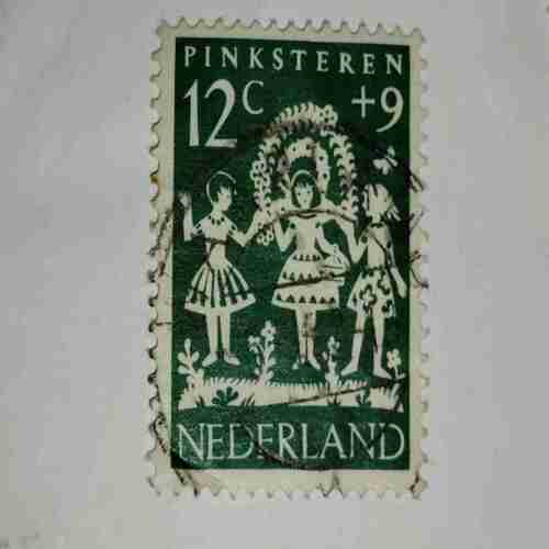 PINKSTEREN 12C POSTAG STAMP PINKSTEREN 12C POSTAG STAMP