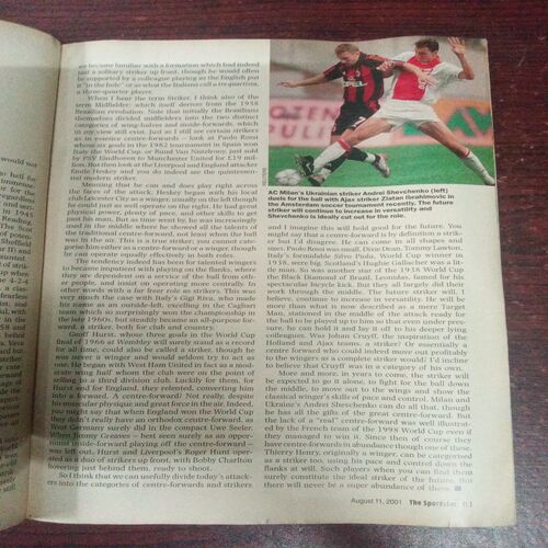 The Sportstar ( August 2001 ) The Sportstar ( August 2001 )