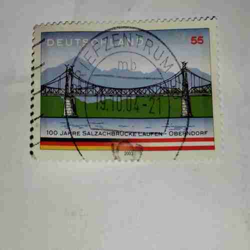 DEUTSCHLAND 55 POSTAGE STAMP DEUTSCHLAND 55 POSTAGE STAMP