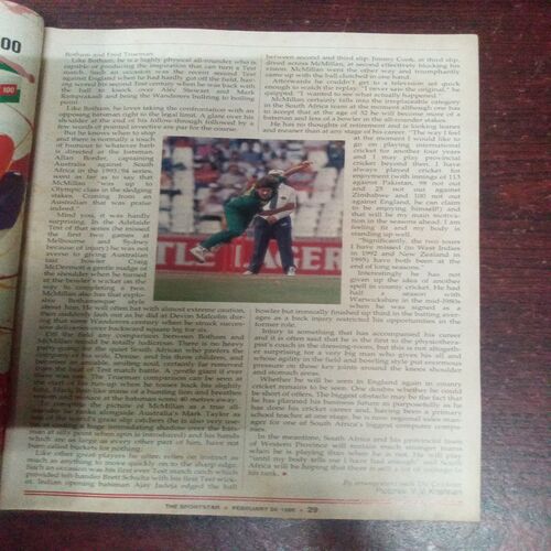 The Sportstar ( February , 1996 ) The Sportstar ( February , 1996 )
