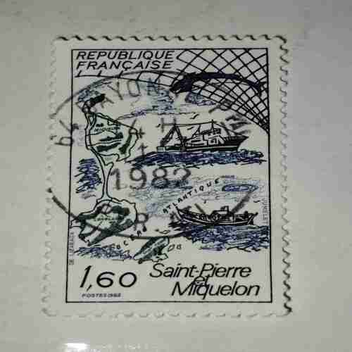 REPUBLIQUE FRANCAISE 1,60 SAINT PIERRE MIQUELON REPUBLIQUE FRANCAISE 1,60 SAINT PIERRE MIQUELON