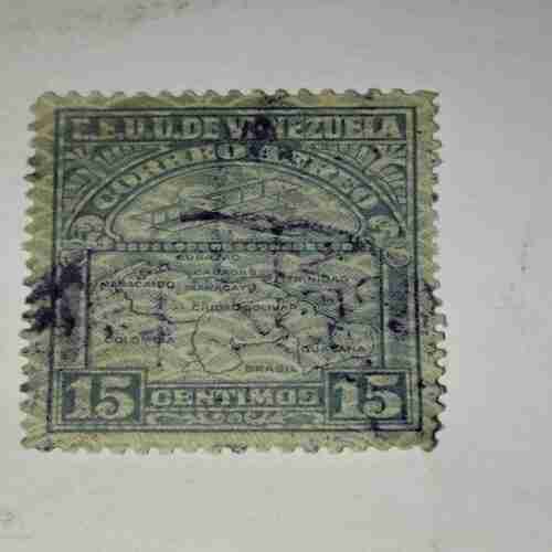 UNITED STATES OF VENEZUELA POSTAGE 15CENTS UNITED STATES OF VENEZUELA POSTAGE 4CENTS