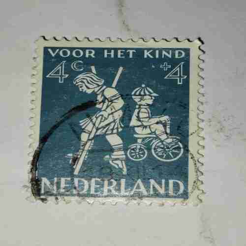 NEDERLAND 4C POSTAGE STAMP NEDERLAND 4C POSTAGE STAMP