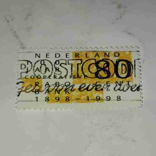 NEDERLAND 80C POSTAGE STAMP ,1898-1998 NEDERLAND 80C POSTAGE STAMP ,1898-1998