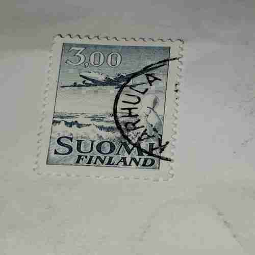 SUOML-FINLAND 3,00 POSTAGE STAMP SUOML-FINLAND 3,00 POSTAGE STAMP