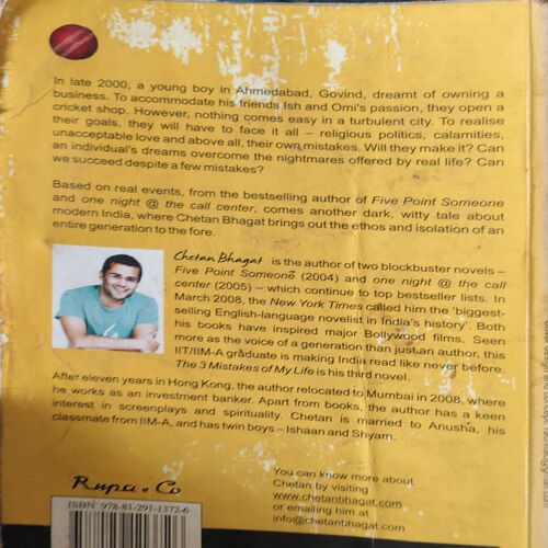 Document_75 The 3 Mistakes Of My Life ( By = Chetan Bhagat ) ( No. of Pages =257 )