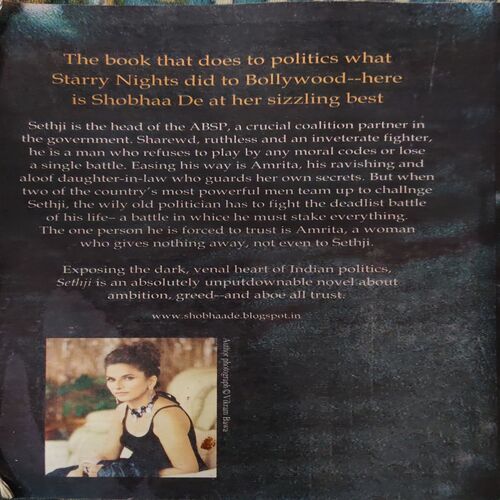 Document_79 Sethji ( By = Shobhaa de ) ( No. of Pages = 290 )