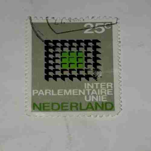 NEDERLAND 25C POSTAGE STAMP NEDERLAND 25C POSTAGE STAMP